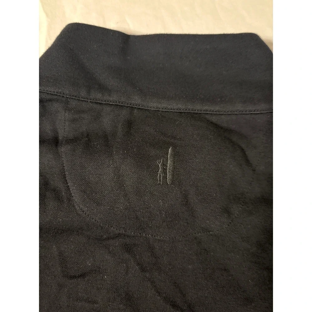 Johnnie-O Quarter Zip Pullover Mens XXL Black NEW Contrast Trim Mock Neck Prep